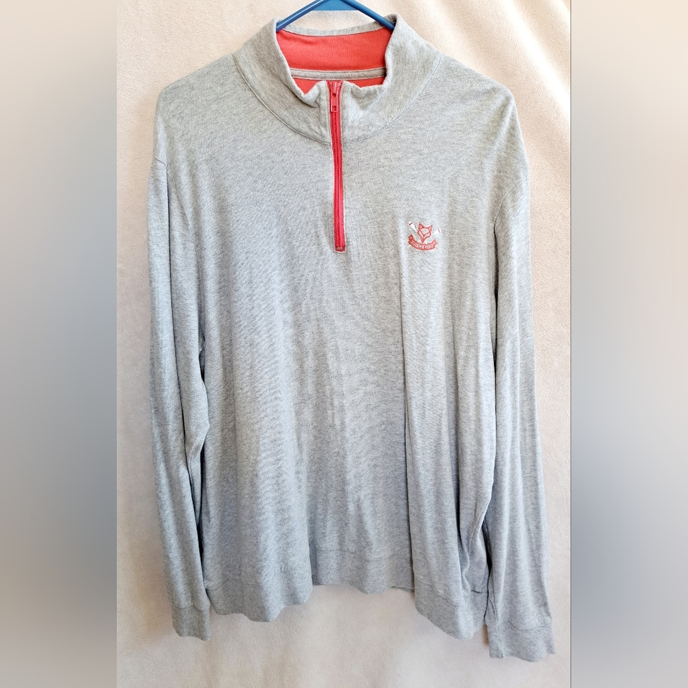Prince and Fox Quarter Zipper Sweater